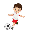 Cartoon kids playing soccer ball 5112421 Vector Art at Vecteezy